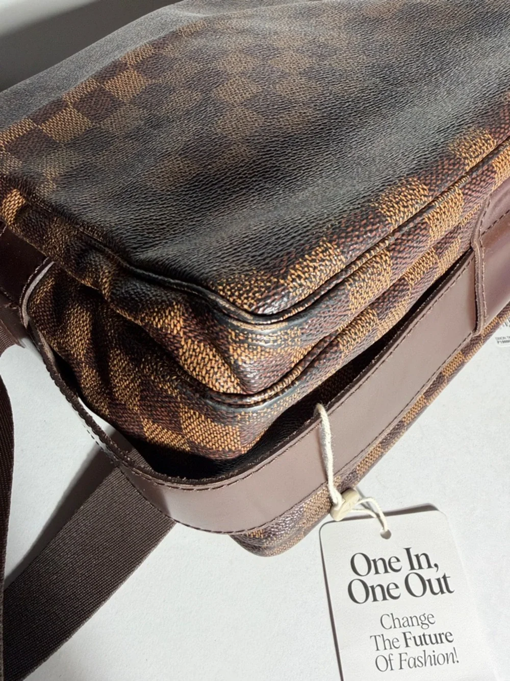 Pre-Love Louis Vuitton Damier Brown Checkered Men’s Crossbody Bag